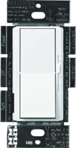 lutron diva 3-speed fan control and light switch, single-pole/3-way, 1.5a fan/1a led, dvfsq-lf-wh, white