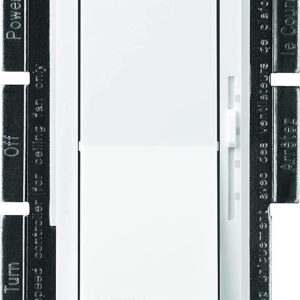 Lutron Diva 3-Speed Fan Control and Light Switch, Single-Pole/3-Way, 1.5A Fan/1A LED, DVFSQ-LF-WH, White