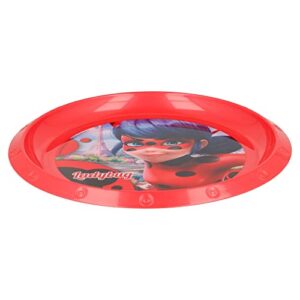 Lady Bug Miraculous Plastic Plate (Stor 86912)