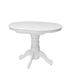 corliving dillon dining table, white