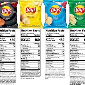 Lay's Potato Chip Variety Pack, 1 Ounce (Pack of 40)