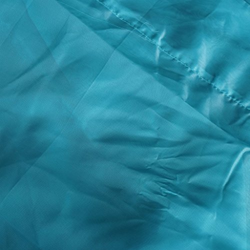 BalsaCircle 10 feet x 10 feet Turquoise Sheer Voile Backdrop Drapes Curtains 2 Panels 5x10 ft - Wedding Ceremony Home Decorations