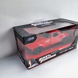 JADA TOYS JADA98306 LETTY'S CHEVY CORVETTE FAST & FURIOUS RED 1:32 DIE CAST