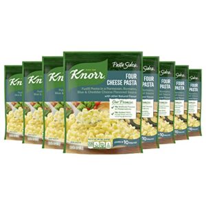 knorr pasta sides for delicious quick pasta side dishes four cheese pasta no artificial flavors, no preservatives, no added msg 4.1 oz, pack of 8