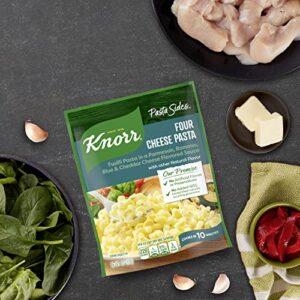 Knorr Pasta Sides For Delicious Quick Pasta Side Dishes Four Cheese Pasta No Artificial Flavors, No Preservatives, No Added Msg 4.1 oz, Pack of 8