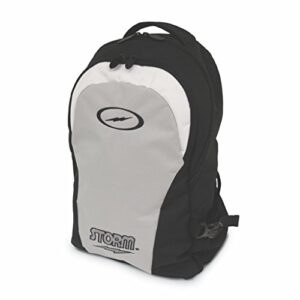 storm backpack, black/silver