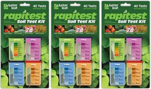 luster leaf 1601 rapitest soil test kit, 40 count (3 pack)
