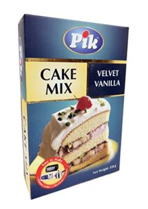 pik cake mix - velvet vanilla 350g