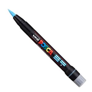 Uni Posca PCF-350 Brush Tipped Paint Marker Art Pen - Fabric Glass Metal Pen - The 6 Most Popular Colours