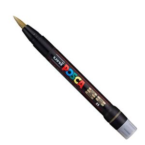 Uni Posca PCF-350 Brush Tipped Paint Marker Art Pen - Fabric Glass Metal Pen - The 6 Most Popular Colours