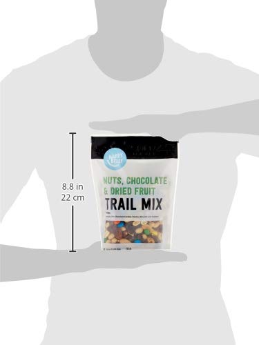 Amazon Brand - Happy Belly Nuts, Chocolate & Dried Fruit, Trail Mix, 1 Pound (Pack of 1)