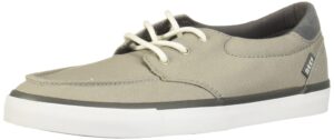reef men's shoes, reef deckhand 3, grey/white, 11