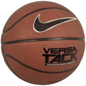 NIKE Versa Tack Indoor/Outdoor Basketball Unisex,Amber/Black/Silver,7