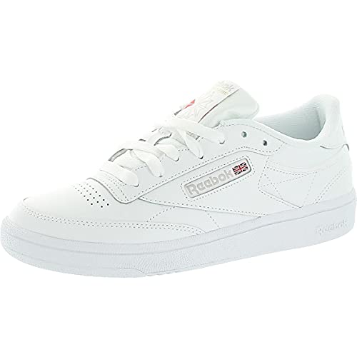 Reebok Women's Club C 85 Sneaker, White/Light Grey, 9