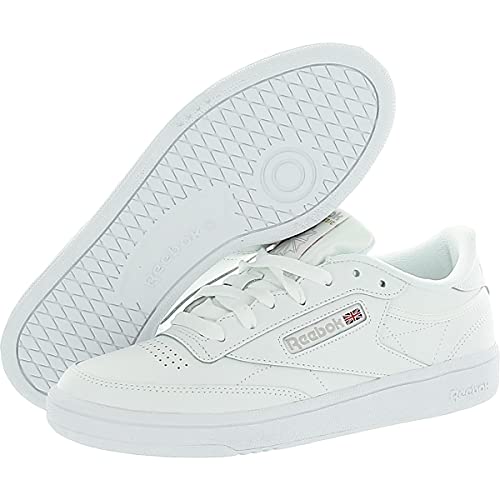 Reebok Women's Club C 85 Sneaker, White/Light Grey, 9