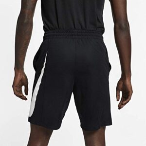 NIKE Men's HBR Basketball Shorts, Black/Black/White, X-Large
