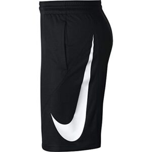 NIKE Men's HBR Basketball Shorts, Black/Black/White, X-Large