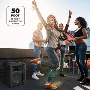 Altec Lansing Sonic Boom - Waterproof Bluetooth Speaker with Phone Charger, IP67 Outdoor Speaker, 3 USB Charging Ports, 50 Foot Range & 20 Hours Battery Life