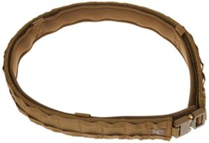 grey ghost gear 7014-14 ugf battle belt with padded inner, coyote brown, x-large