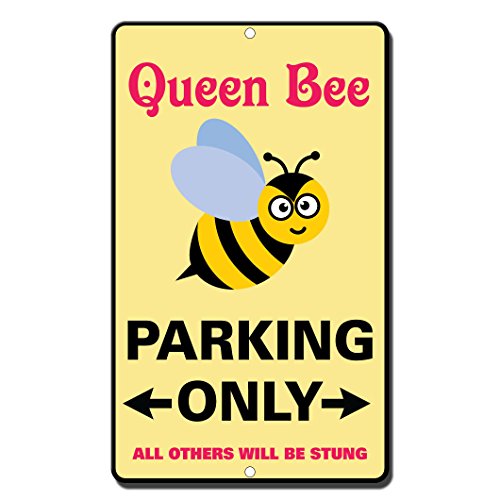 Fastasticdeals Queen Bee Parking Only All Others Will Be Stung Novelty Funny Metal Sign 8 X 12