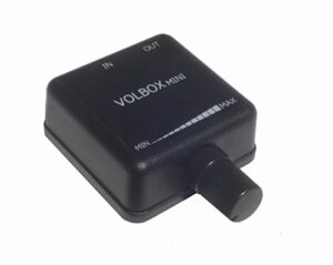 volbox inline audio volume control attenuator 3.5mm 1/8" aux mini