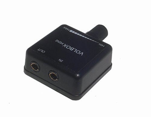 Volbox inline audio volume control attenuator 3.5mm 1/8" aux mini