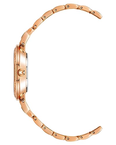 Anne Klein Women's Premium Crystal Accented Bracelet Watch, AK/2928