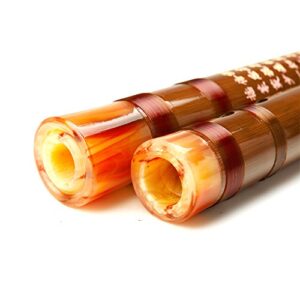 Separable Bamboo Flute Traditional Handmade Chinese Musical Instrument in Key E F G (Key G)