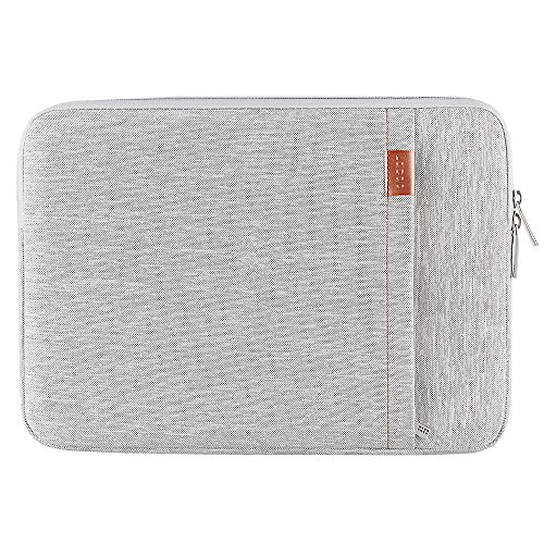 Lacdo 13.3 Inch Laptop Sleeve for 13 Inch MacBook Air | MacBook Pro Retina 2012 - Early 2016 | 12.9 Inch iPad Pro | Surface Book | 360° Protective HP Dell ASUS Chromebook Case, Water Repellent, Gray