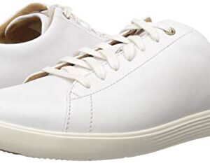 Cole Haan womens Grand Crosscourt Sneaker, Bright White Leather/Optic White, 8 US