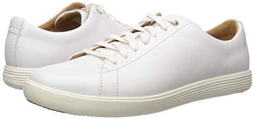 Cole Haan womens Grand Crosscourt Sneaker, Bright White Leather/Optic White, 8 US