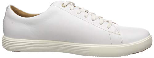 Cole Haan womens Grand Crosscourt Sneaker, Bright White Leather/Optic White, 8 US