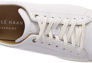 Cole Haan womens Grand Crosscourt Sneaker, Bright White Leather/Optic White, 8 US