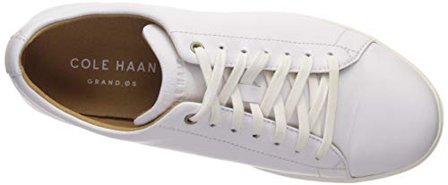 Cole Haan womens Grand Crosscourt Sneaker, Bright White Leather/Optic White, 8 US