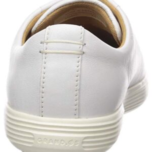 Cole Haan womens Grand Crosscourt Sneaker, Bright White Leather/Optic White, 8 US