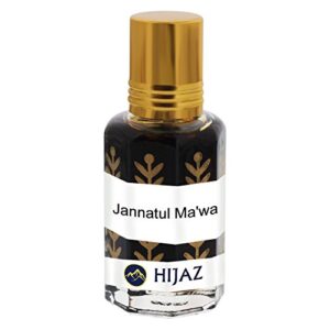 hijaz authentic jannatul mawa alcohol free scented oil attar perfume - 6ml