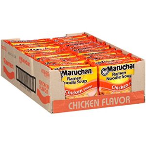 maruchan ramen chicken, 3 ounce (pack of 24)