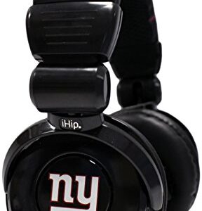 iHip Official Giants Noise Isolation Pro DJ Quality Headphones! Detachable Cord - Built-In Microphone With Volume Control - Quality Headphones for any Giants Fan!