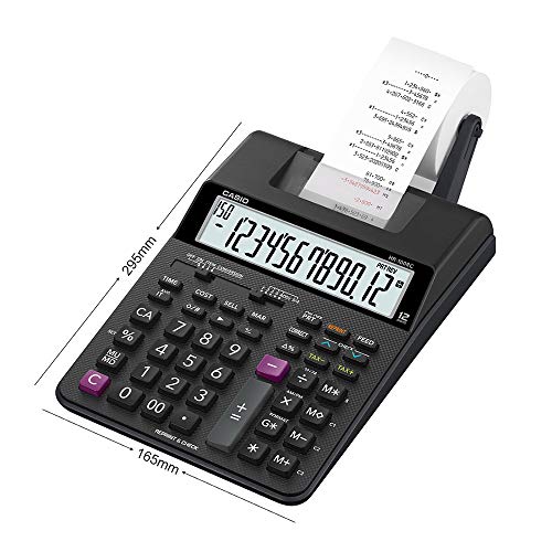 Casio HR-100RC Mini Desktop Printing Calculator, New (HR-100RC)