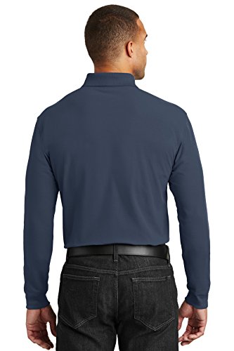 Port Authority Port Authority Long Sleeve Core Classic Polo L River Blue Nvy