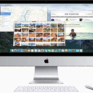 Apple iMac MK482LL/A 27-Inch Retina 5K Display Desktop (Intel Quad-Core i5 3.3GHz, 8GB RAM, 2TB Fusion Drive, Mac OS X), Silver ()(Renewed)