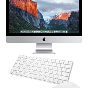 Apple iMac MK482LL/A 27-Inch Retina 5K Display Desktop (Intel Quad-Core i5 3.3GHz, 8GB RAM, 2TB Fusion Drive, Mac OS X), Silver ()(Renewed)