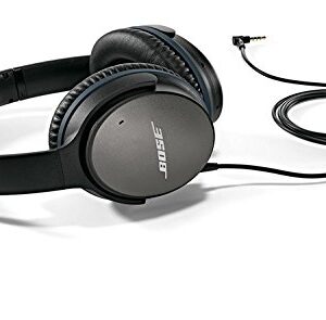 Bose QuietComfort 25 Acoustic Noise Cancelling Headphones for Apple Devices, Black (Renewed)