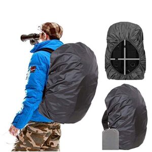 joy walker backpack rain cover waterproof breathable suitable for (15-30l, 30-40l, 40-50l, 50-70l, 70-90l) backpack hiking/camping/traveling (black, xl (for 50-70l backpack))