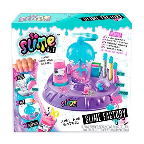 Canal Toys - So Slime DIY - Slime Factory - Make your own 10 Slimes Just add water No glue, no mess Multi, 13.5" x 3.15" x 12.25"