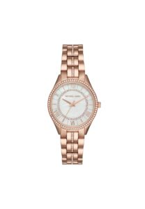 michael kors women's lauryn stainless steel quartz watch with stainless-steel strap, rose gold, 7 (model: mk3716)