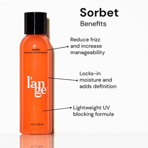 L'ANGE HAIR Sorbet Smoothing Balm | Paraben-Free Biotin Leave-In Conditioner for Frizzy Hair & Curly Hair Styling | Anti-Frizz Hair Straightening Products