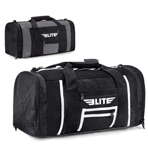 elite sports boxing gym duffle bag for mma, bjj, jiu jitsu gear,duffel athletic gym boxing bag