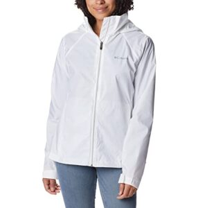 columbia women's switchback iii jacket, white, small