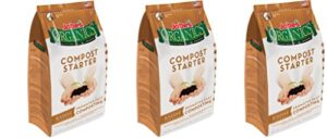 jobe’s organics compost starter 4-4-2 organic gardening compost accelerator, cgczwq 3pack (4 pound bag)